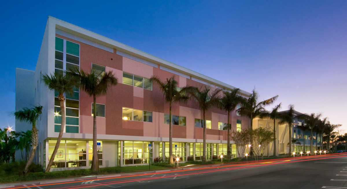 Architectural dusk view of the Children's Services Council - West Palm Beach, FL