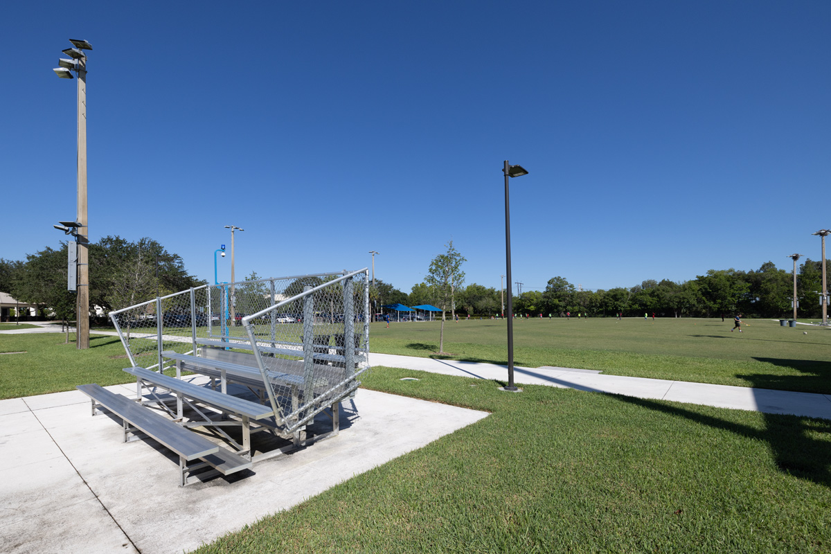 Design view of the play fields at Sunrise Park in Sunrise, FL.