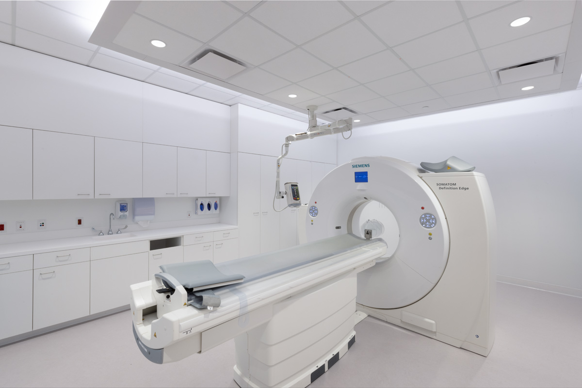 Interior design ct scan view of the Cleveland Clinic in Weston, FL.