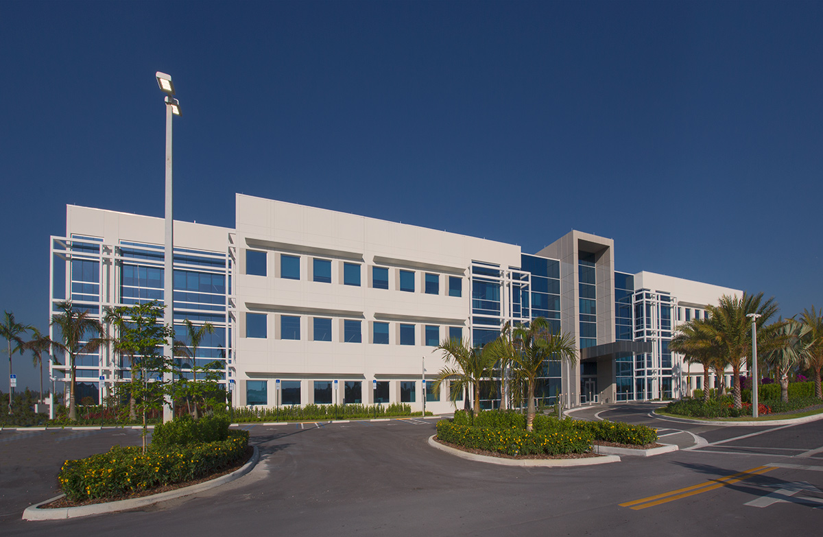 Architectural view of Telemundo Headquarters - Doral, FL