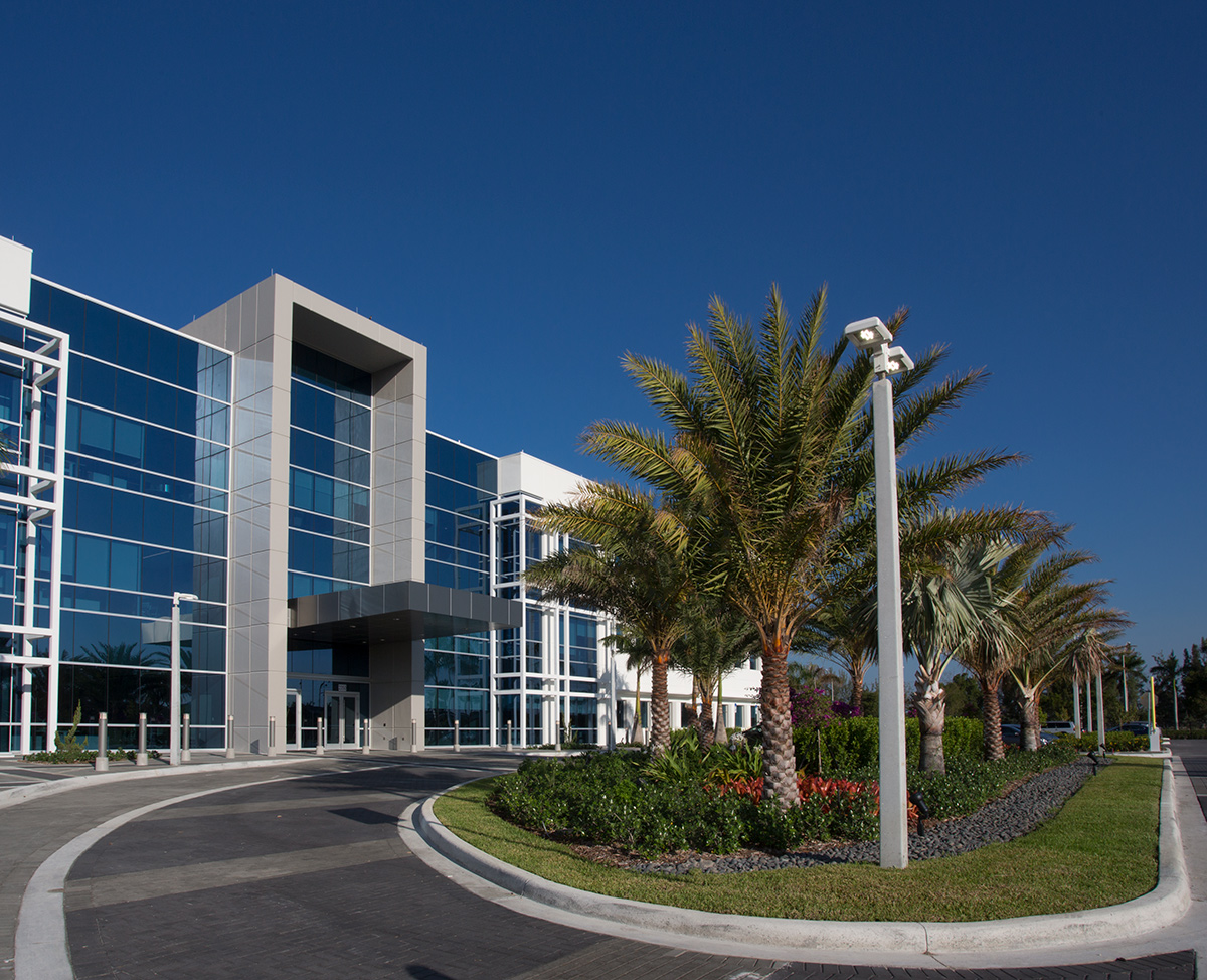 Architectural view of Telemundo Headquarters - Doral, FL