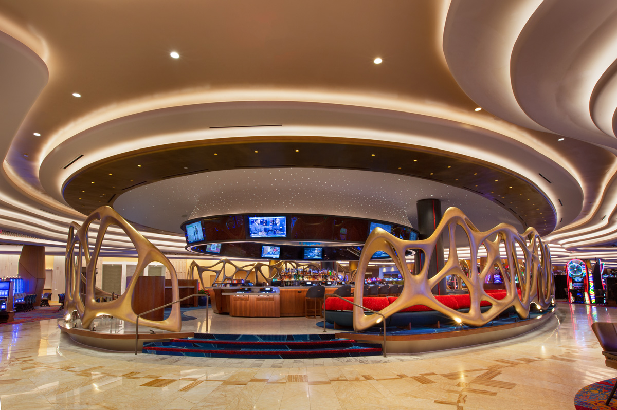 Hard Rock Hollywood casino central bar.
