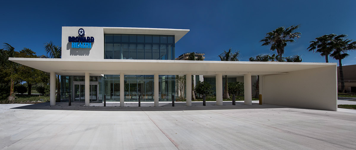 Architectural view of Broward Health Emergency - Deerfield Beach, FL.