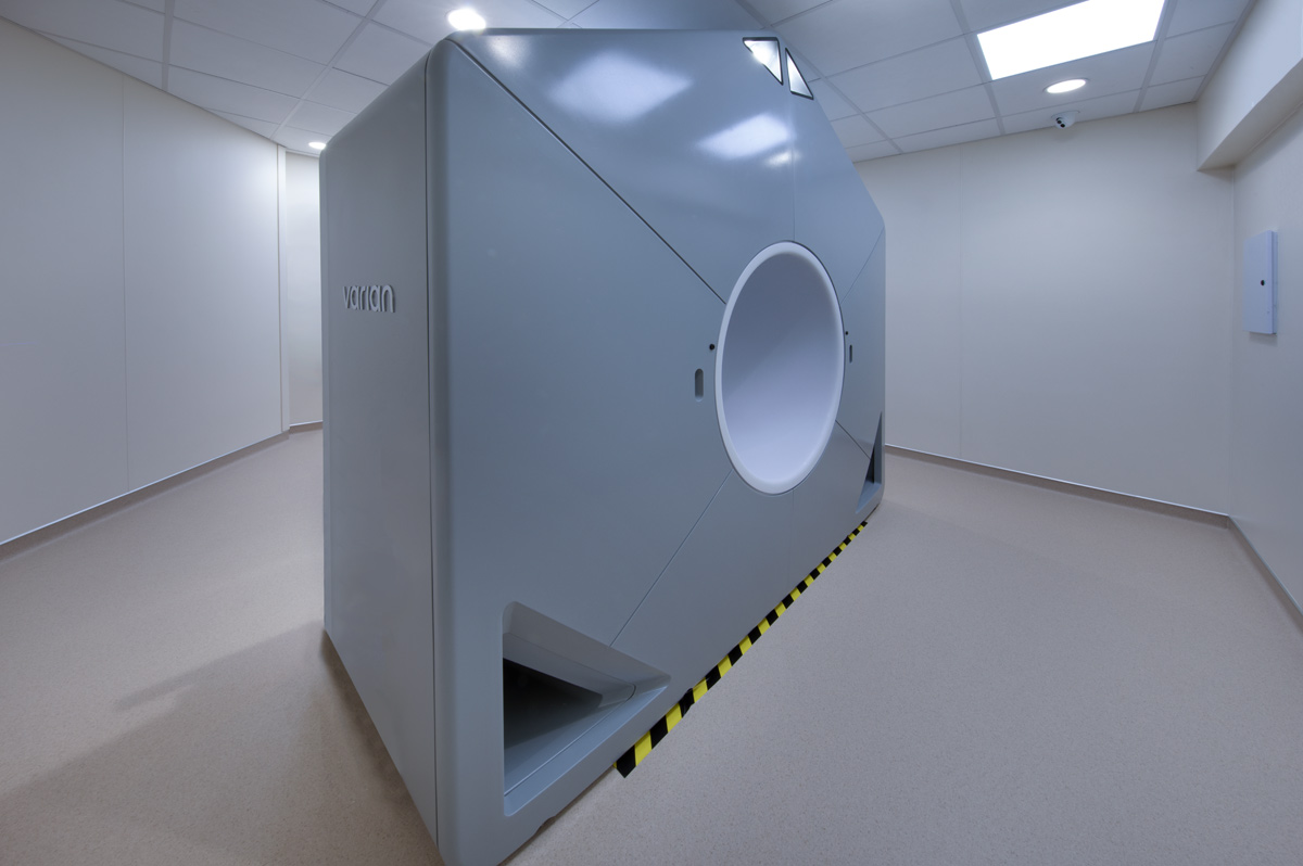 Uhealth Ethos Miami adaptive therapy scanner rear view.