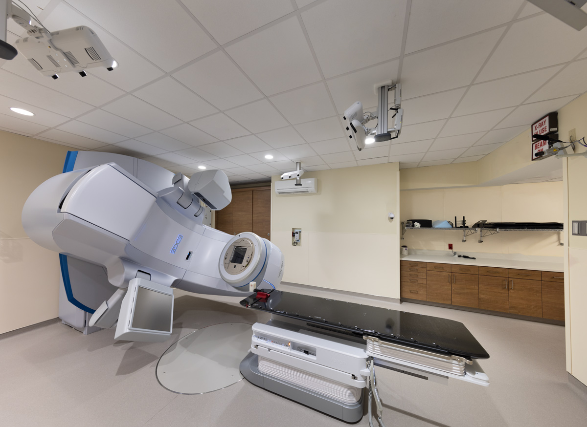 UHealth Miami linear accelerator operational views.