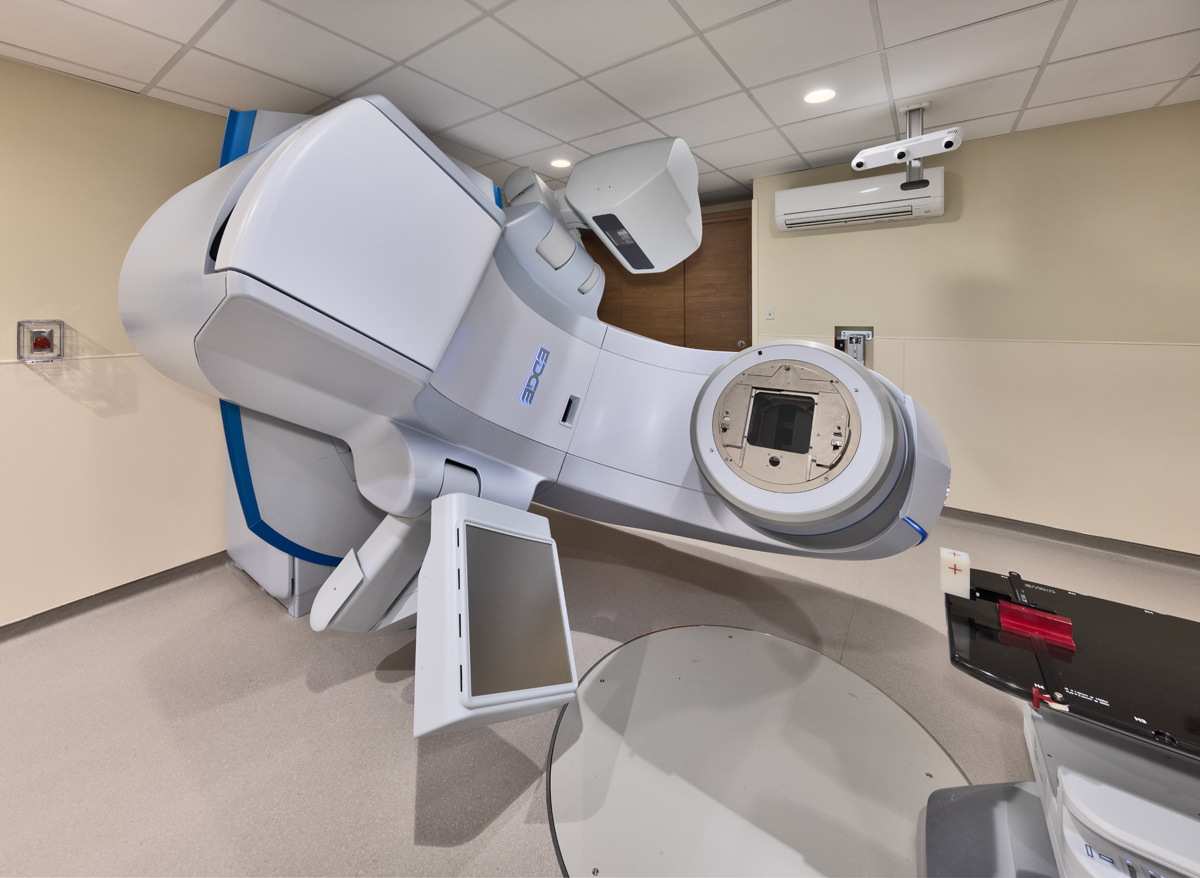 UHealth Miami linear accelerator operational views.