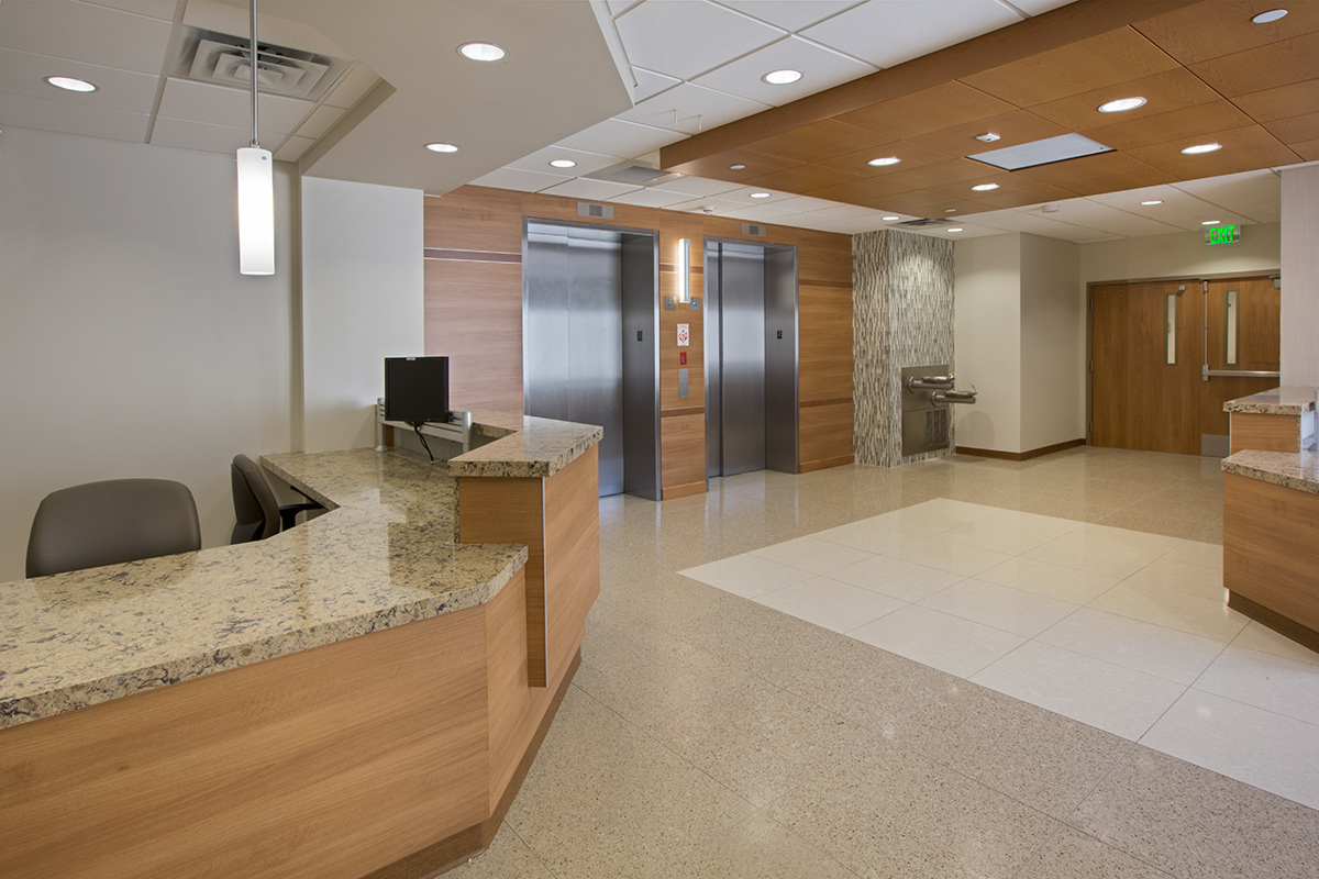 Interior design view at Boca Raton, FL Regional Hospital Neuroscience Ctr.