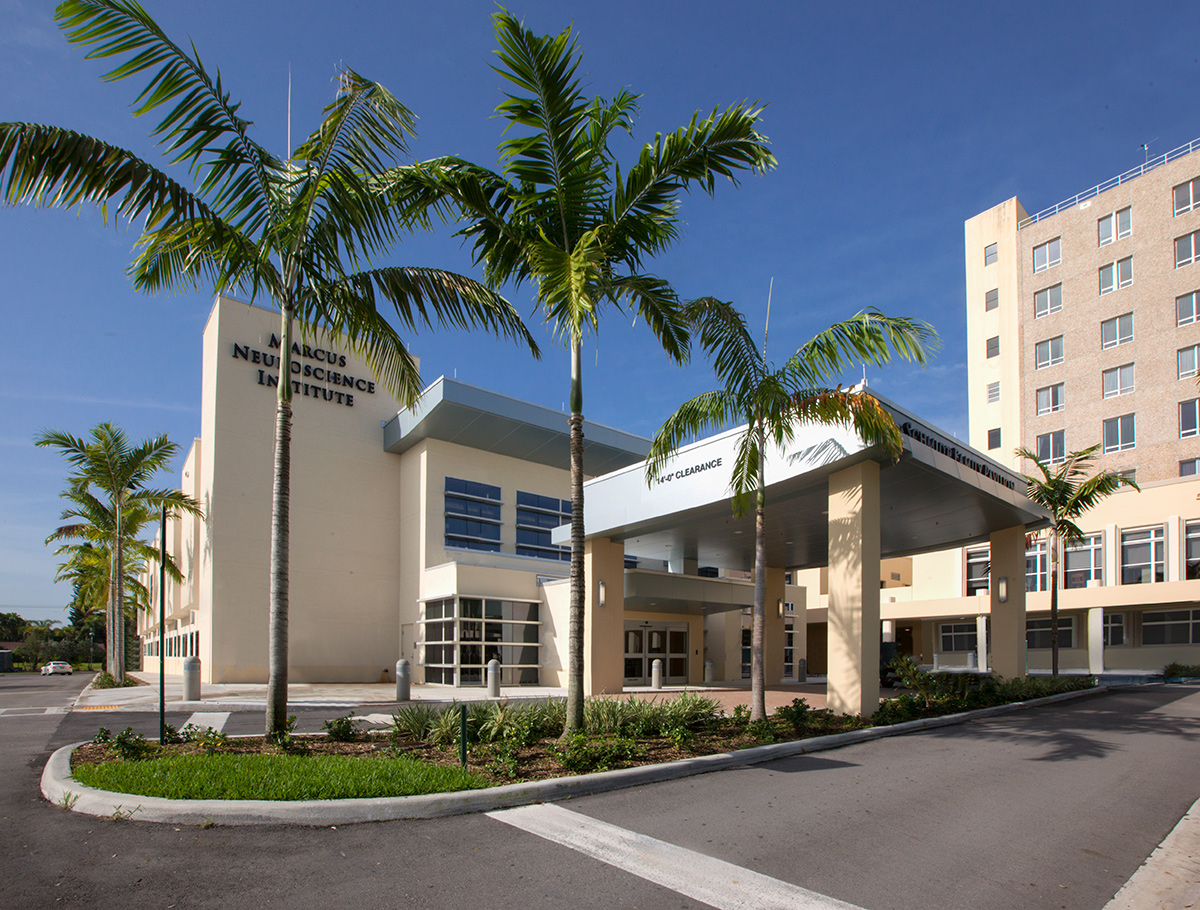 Architectural view of Boca Raton, FL Regional Hospital Neuroscience Ctr.