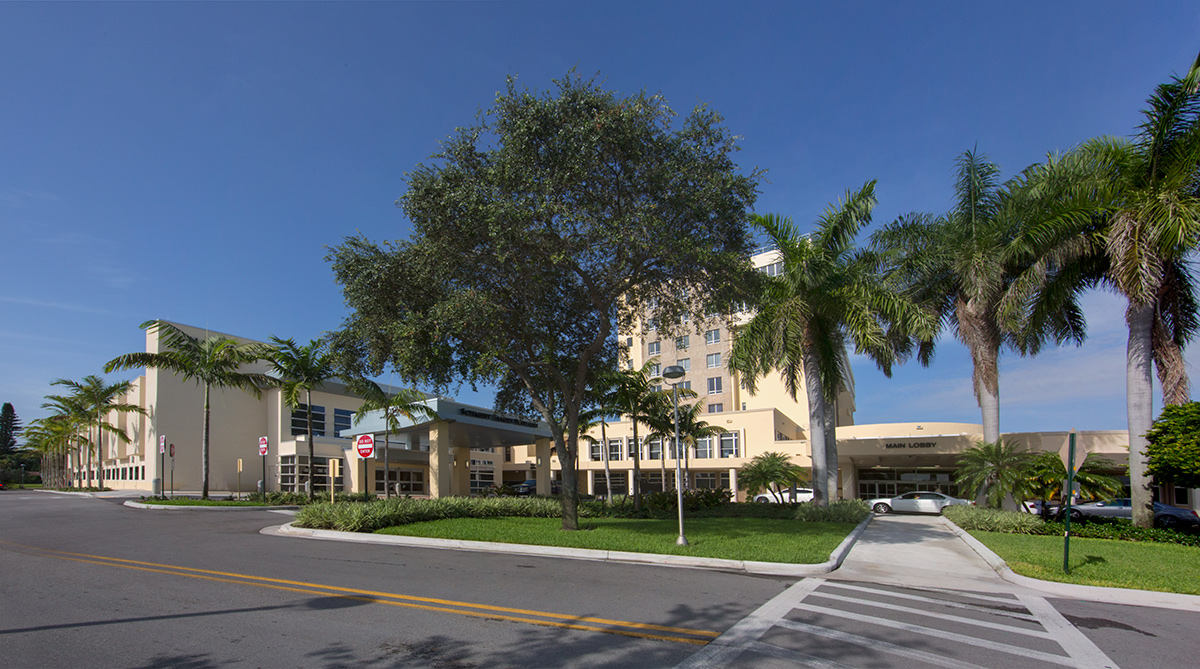 Architectural view of Boca Raton, FL Regional Hospital Neuroscience Ctr.
