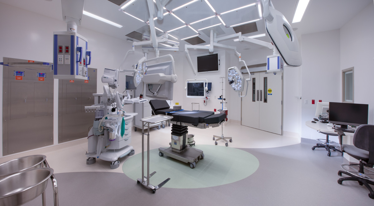 Uhealth Miami operating room.
