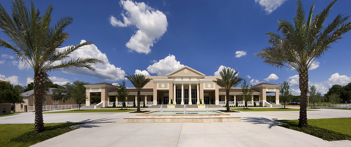 Architectural view of Bell Shoals Baptist Church - Brandon, FL.