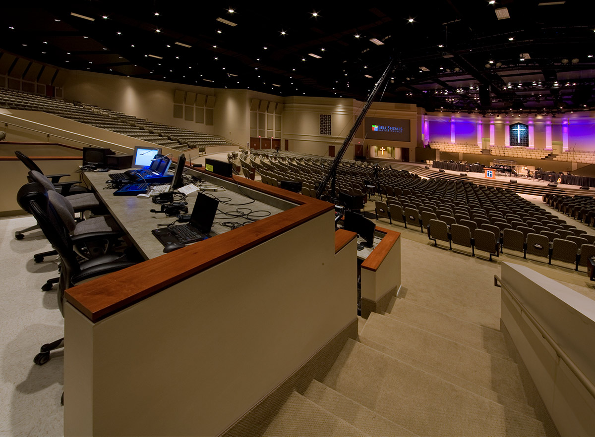 Interior design view at Bell Shoals Baptist Church - Brandon, FL.