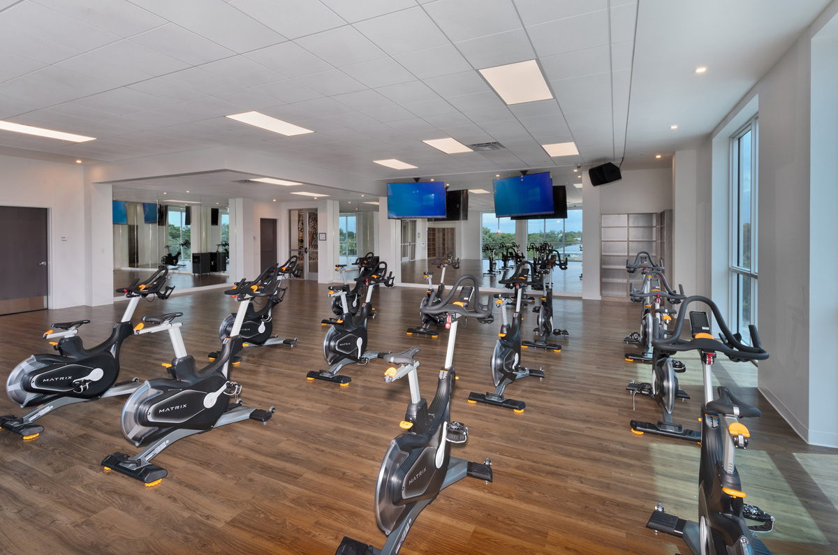 Interior design fitness ctr view at the YMCA Mizell Community Center - Fort Lauderdale, FL