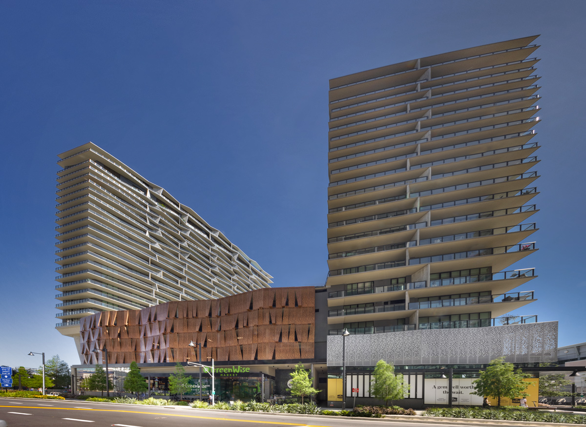 Architectural  views of the Heron Water Street condo in Tampa, FL 