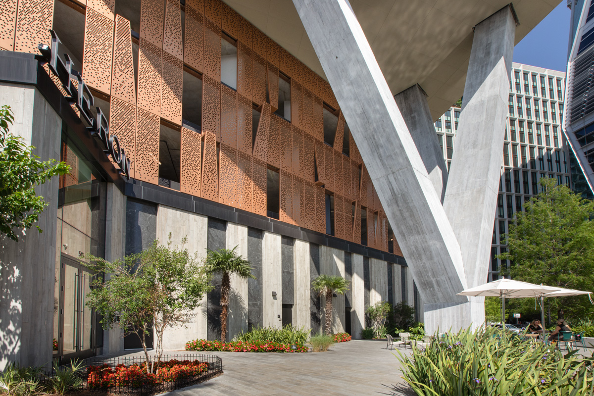 Architectural  views of the Heron Water Street condo in Tampa, FL 