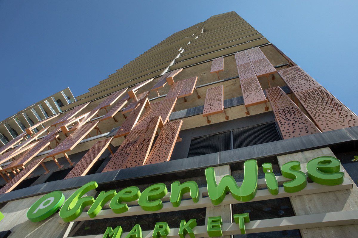 Architectural  views of the Heron Water Street condo in Tampa, FL 