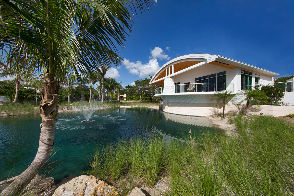 Architectural view at Aria Luxury Condos Longboat Key - Sarasota, FL.