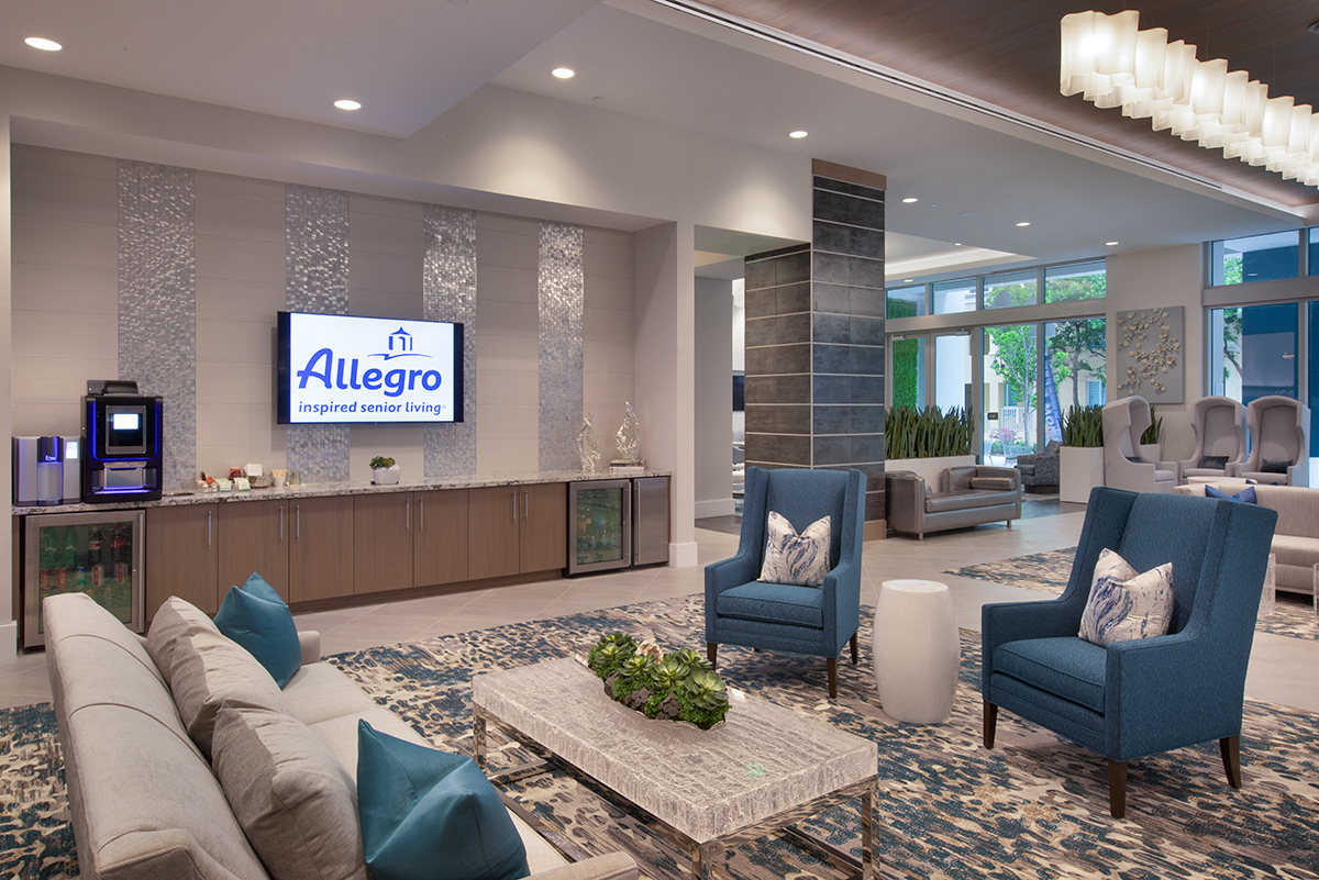 Interior design view at Allegro Dadeland Senior Living - Miami, FL