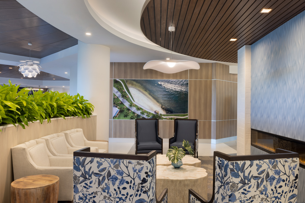 Interior design view of Shell Point Larsen Health in Fort Myers, FL. 
