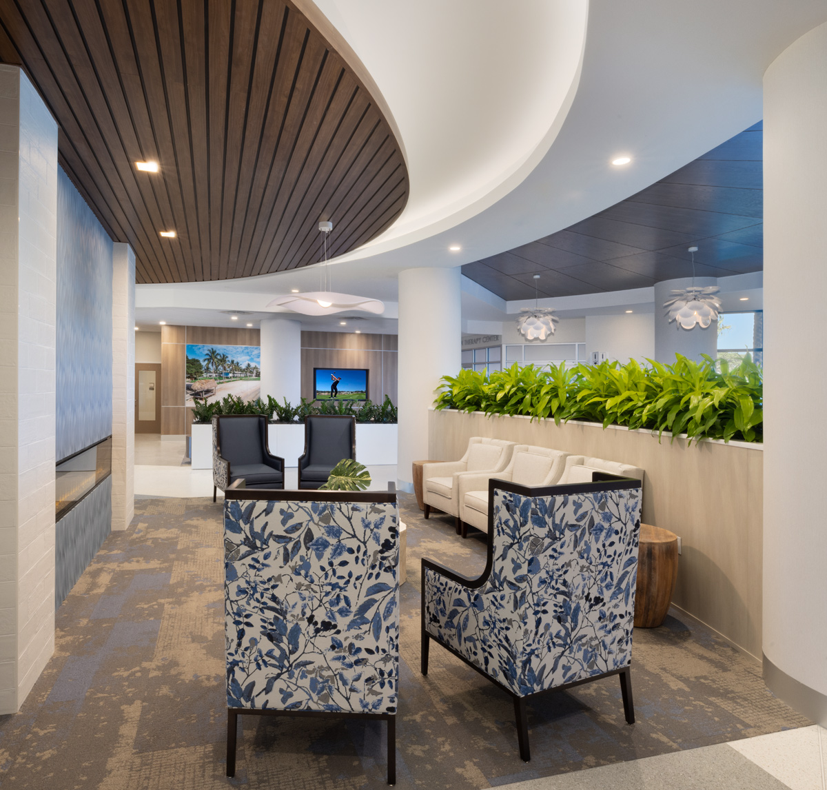 Interior design view of Shell Point Larsen Health in Fort Myers, FL. 