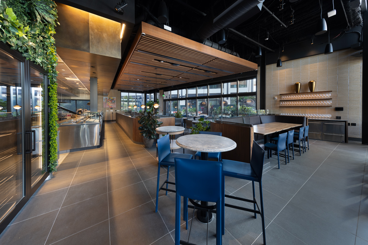 Architectural and interior design views of Joey Restaurant Chain - Aventura, FL